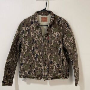 ☀️Sale☀️ Supreme x Levi’s Bark Camo Sherpa Trucker Jacket FW 2013 size large